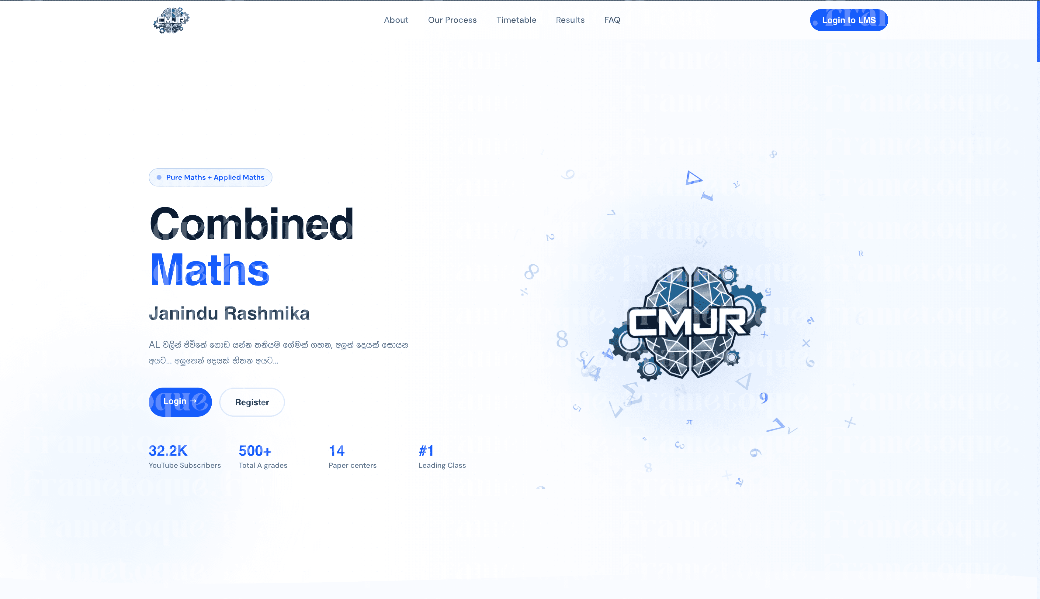 Maths with Janidu | Class Landing Page